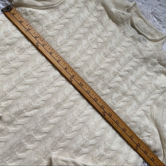 Theory New Cable Mock Neck Cashmere Sweater - Picture 14 of 15